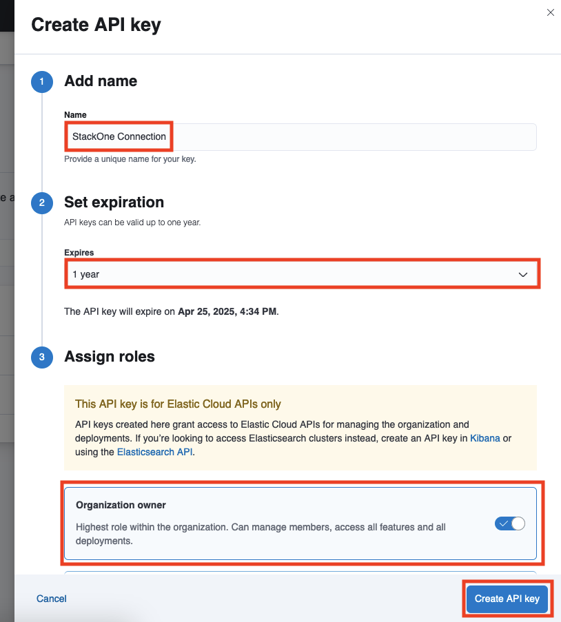 API Key Details