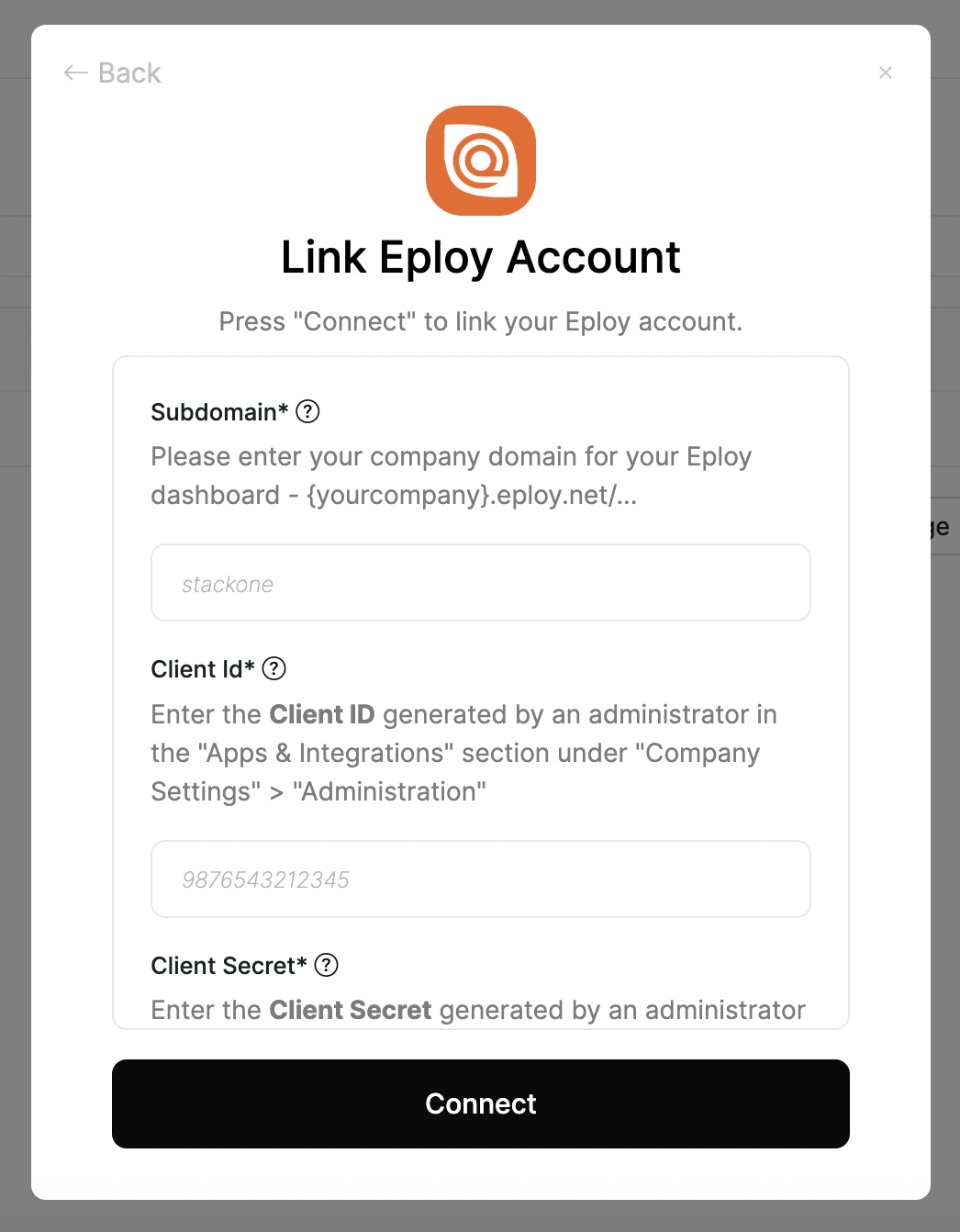 Link Account