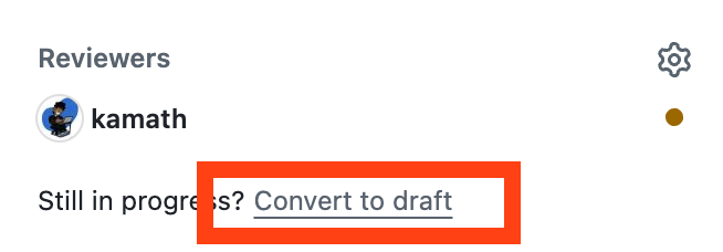 Draft PR