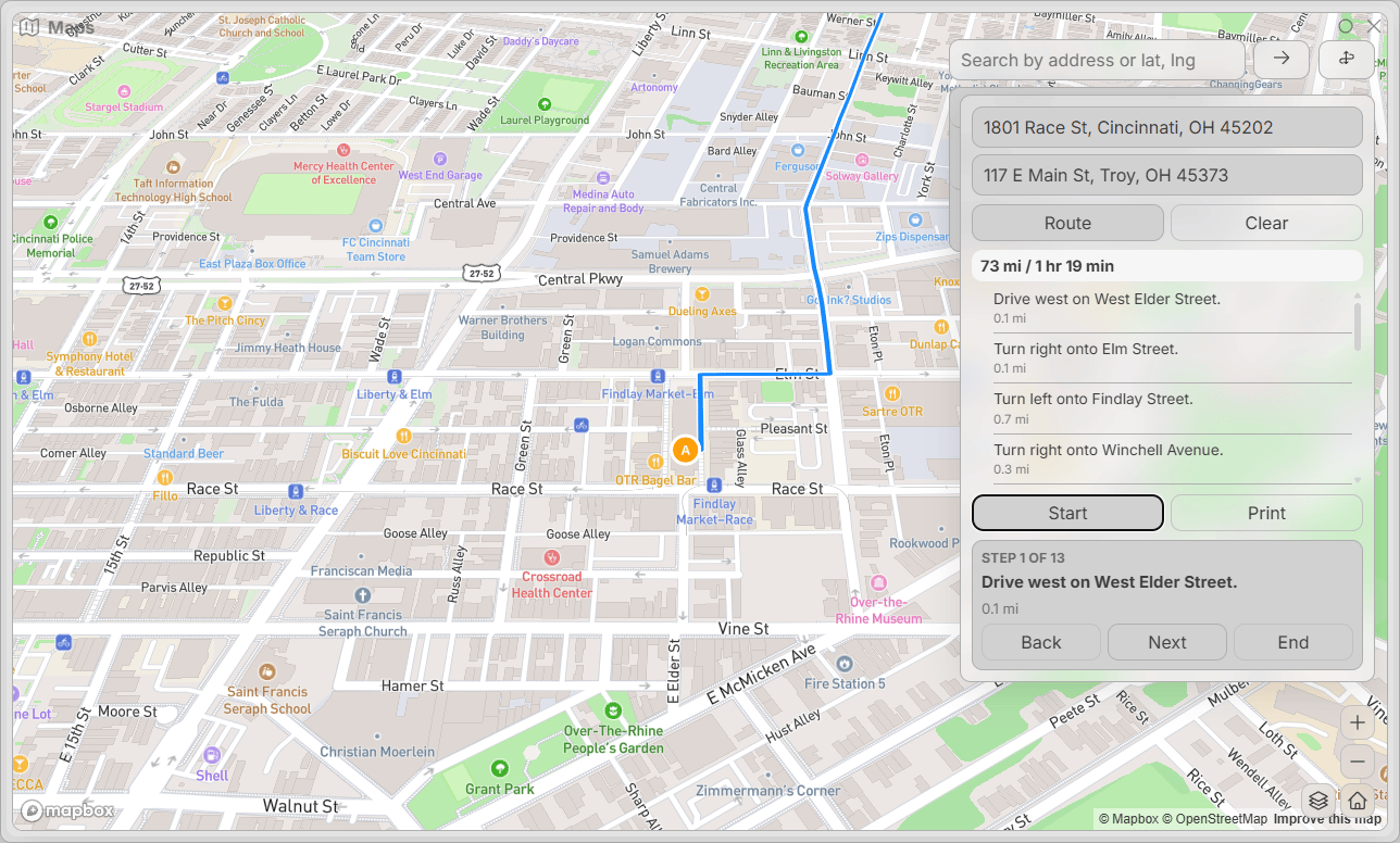 Maps Directions