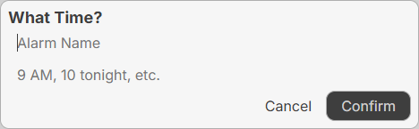 Create Alarm Create Alarm
