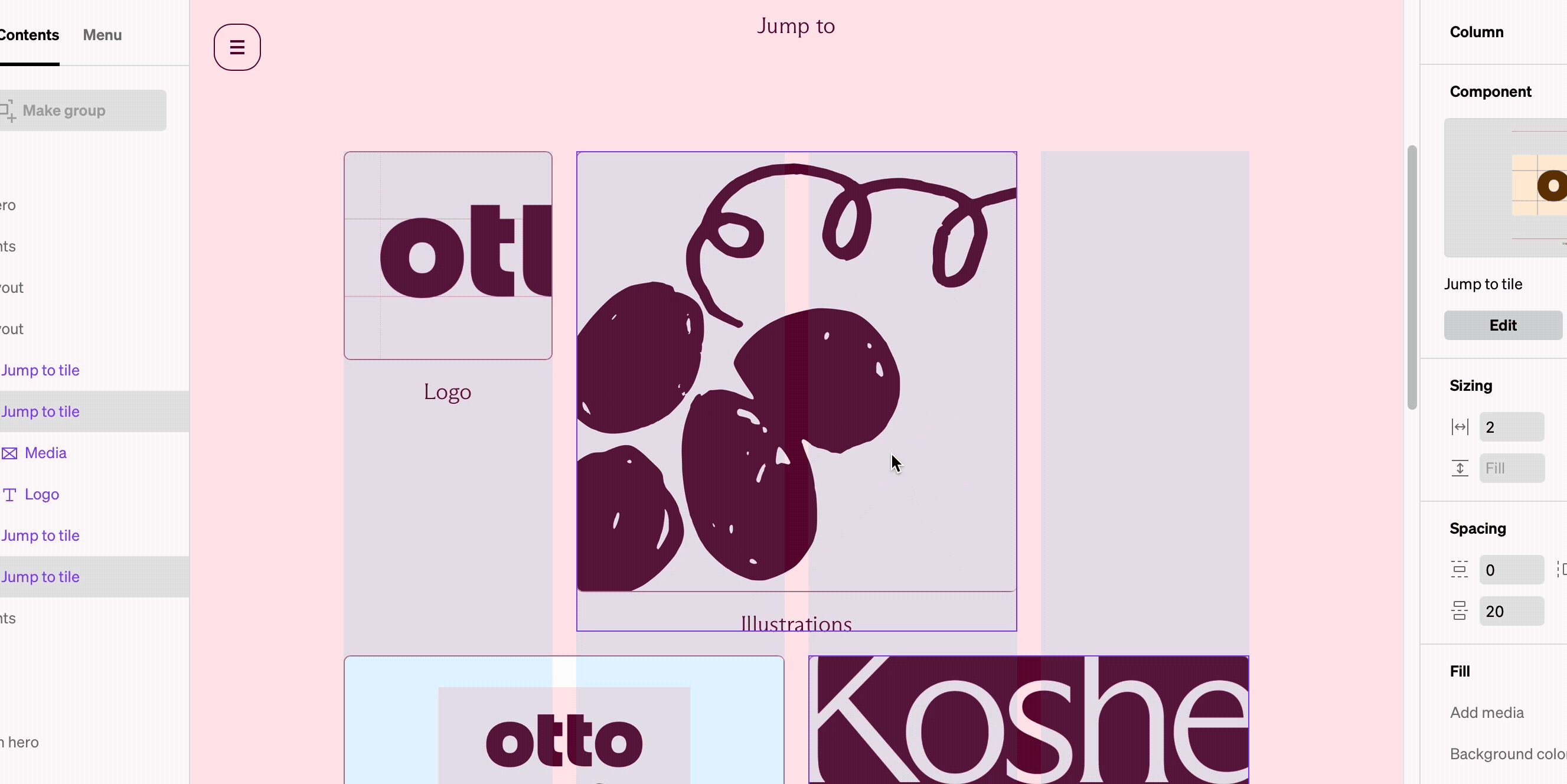 Resizing columns on a grid using in-body grabber