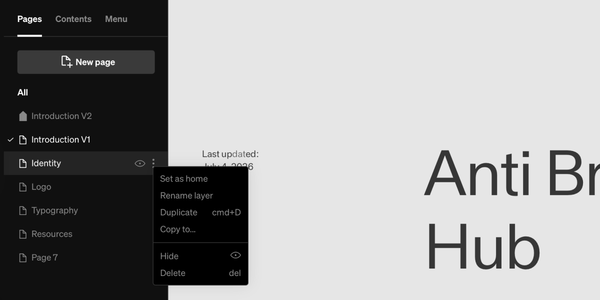Pages Duplicate