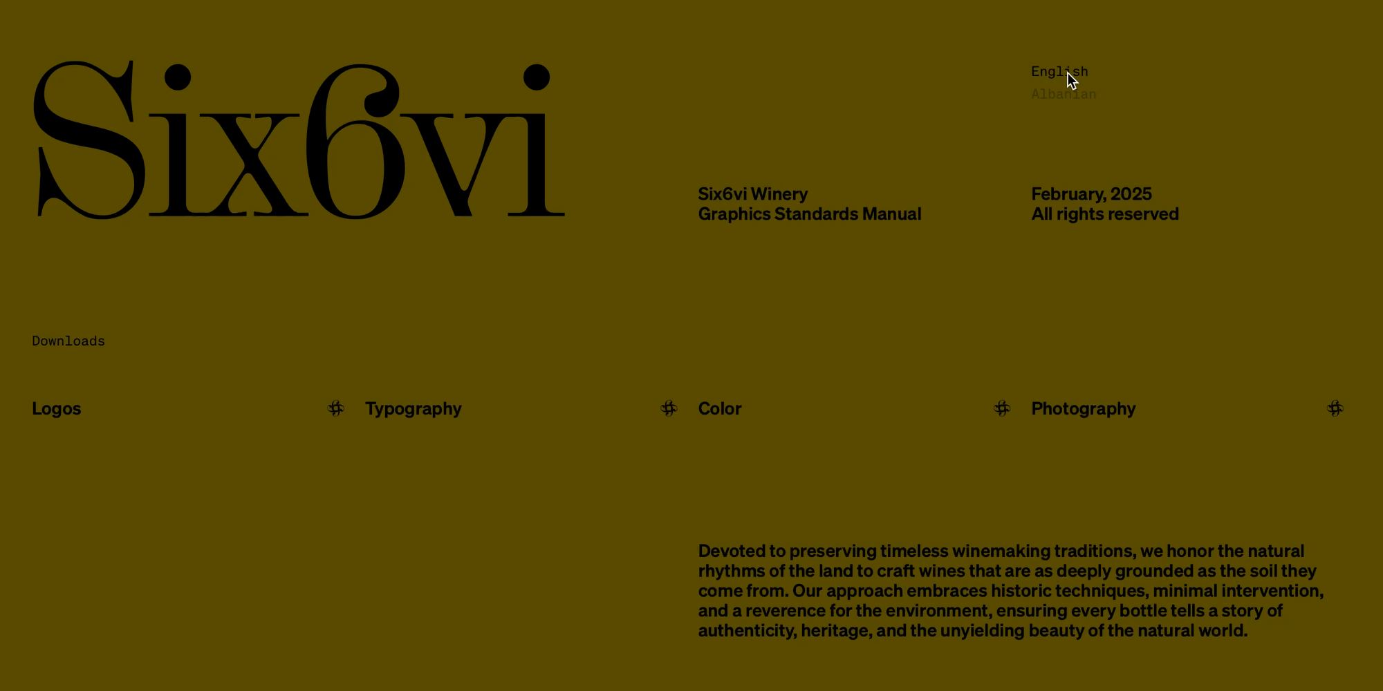 Guidelines with languages being changed between using buttons