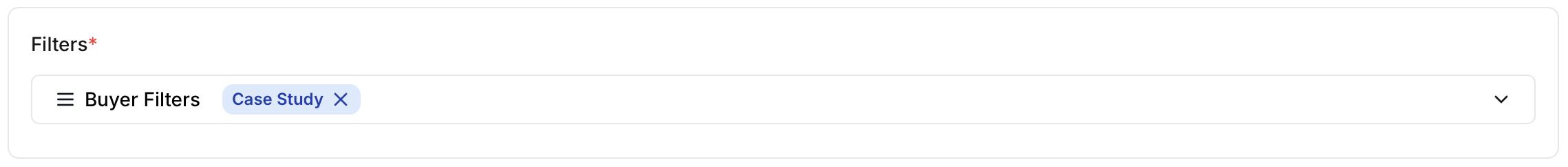 Buyer list filters for Custom Web Signal Bridges