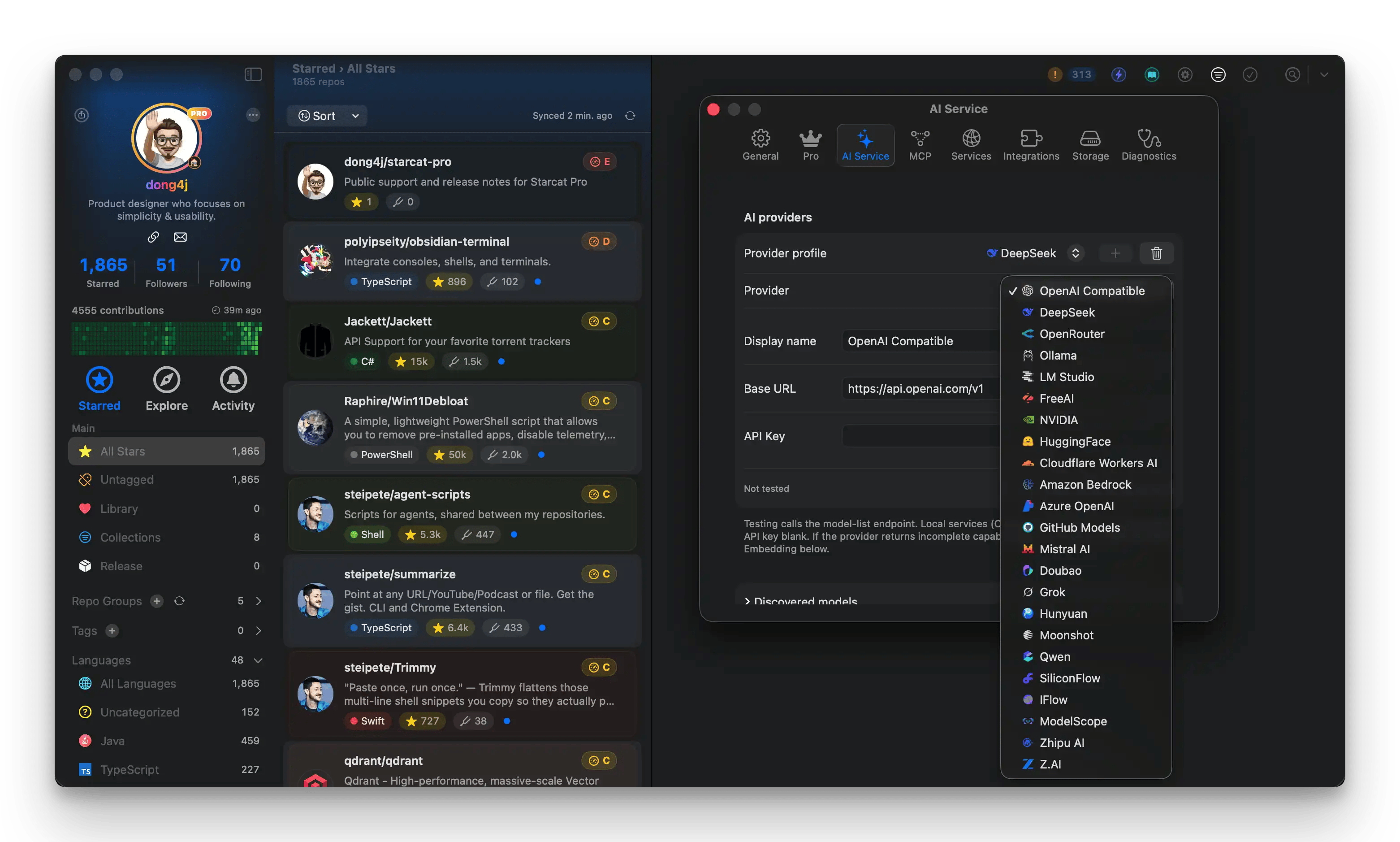 AI configuration