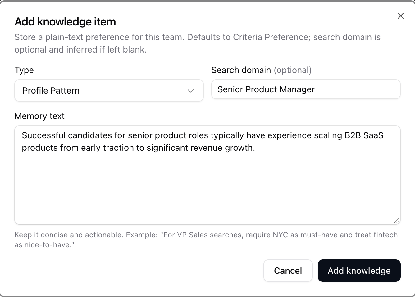 Team Knowledge Base — screenshot 3
