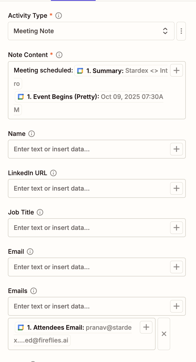 Example with Google Calendar — screenshot 25