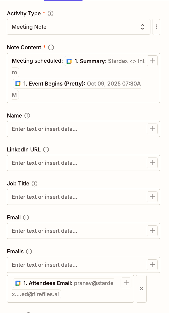 Example with Google Calendar — screenshot 25