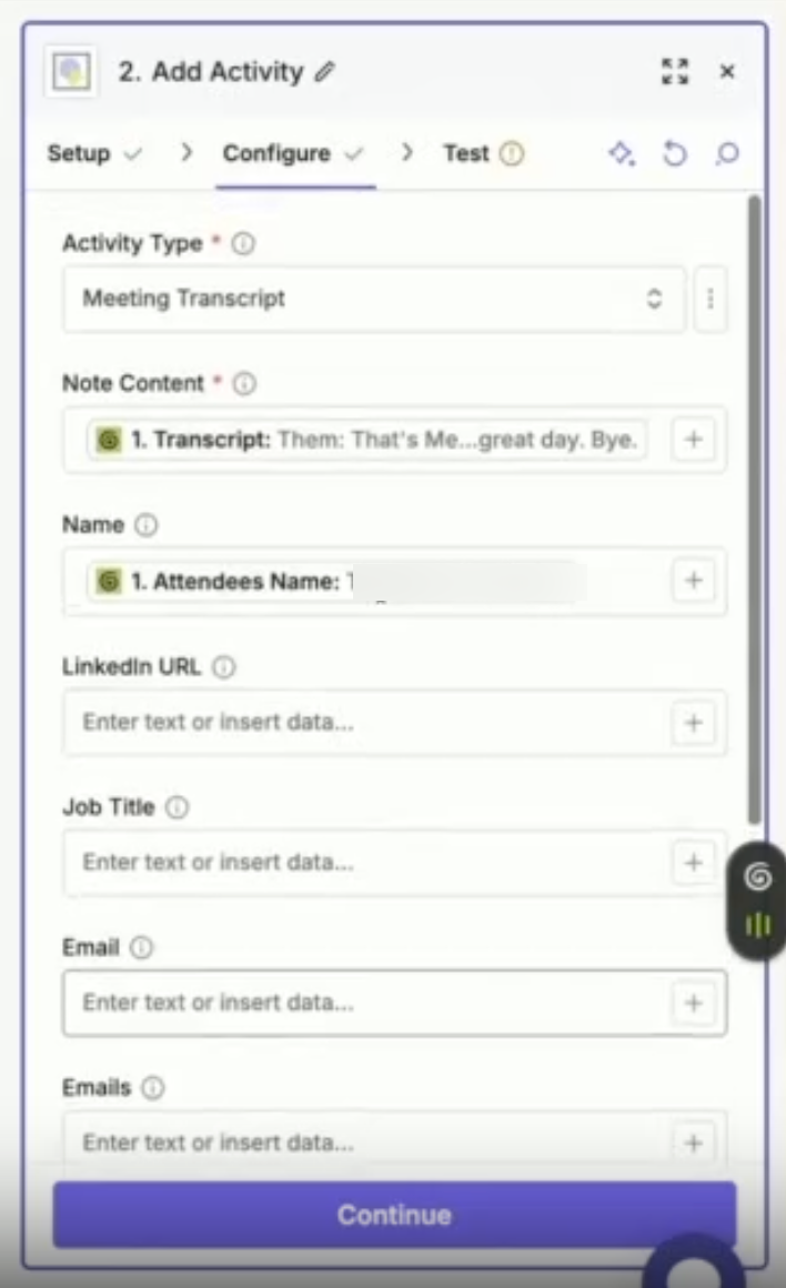 Example with Granola — screenshot 22
