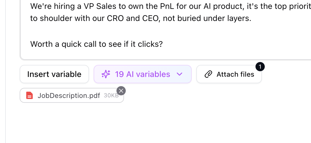 How to add attachments — screenshot 1