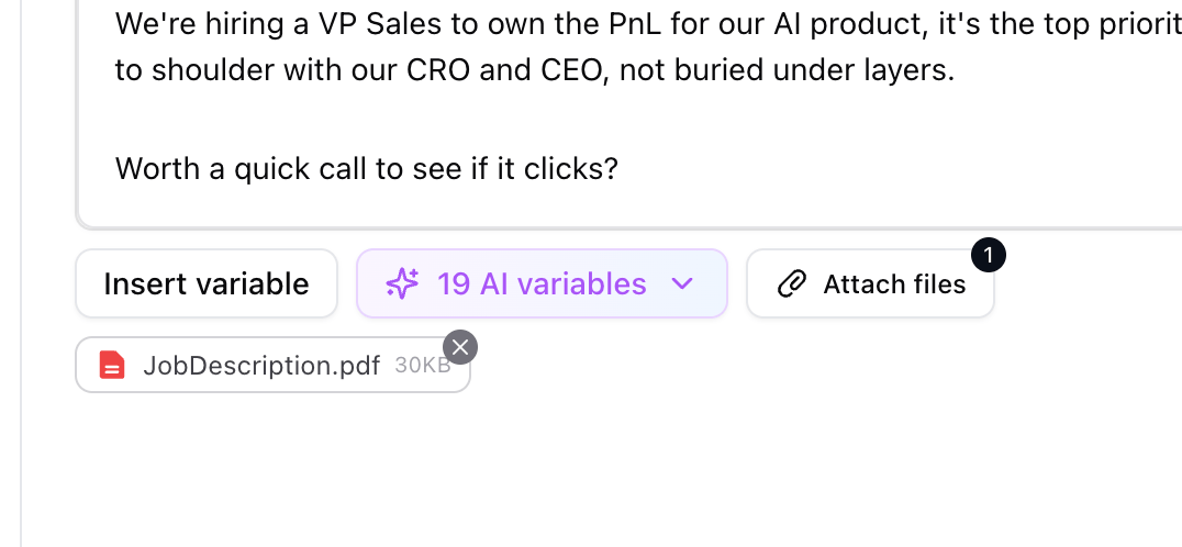 How to add attachments — screenshot 1