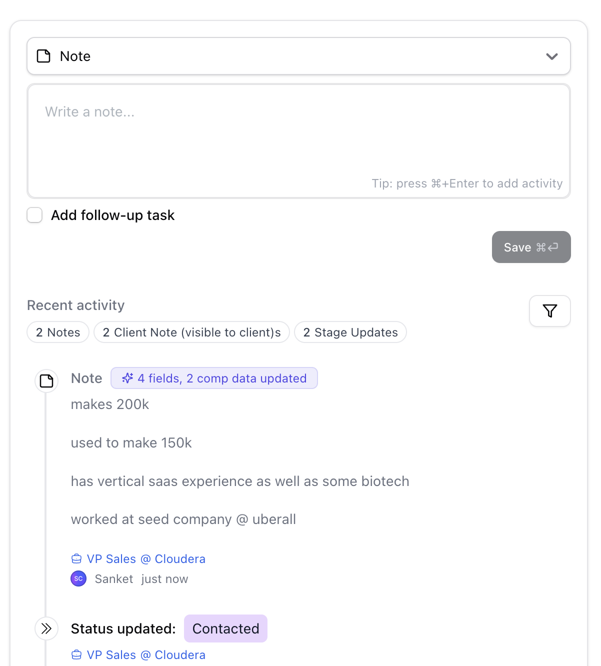 AI Activity Updates — screenshot 1