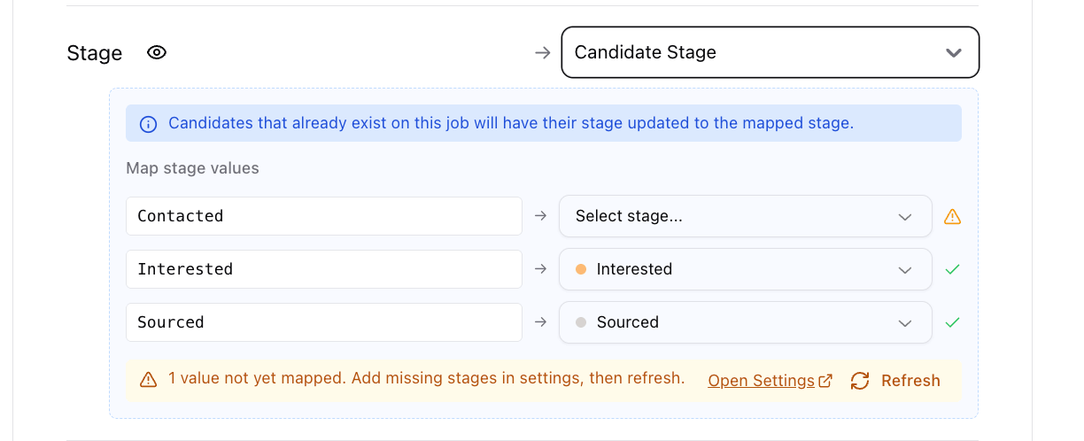 Bulk import candidates / clients / companies / resumes — screenshot 7