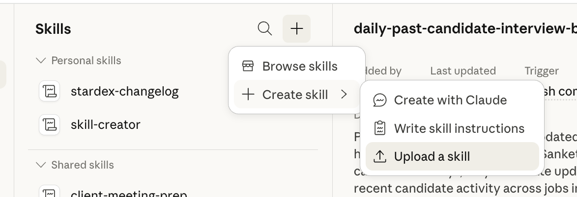 Claude Skills — screenshot 1