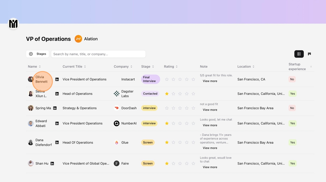 How does a client use the sharable link? — screenshot 15