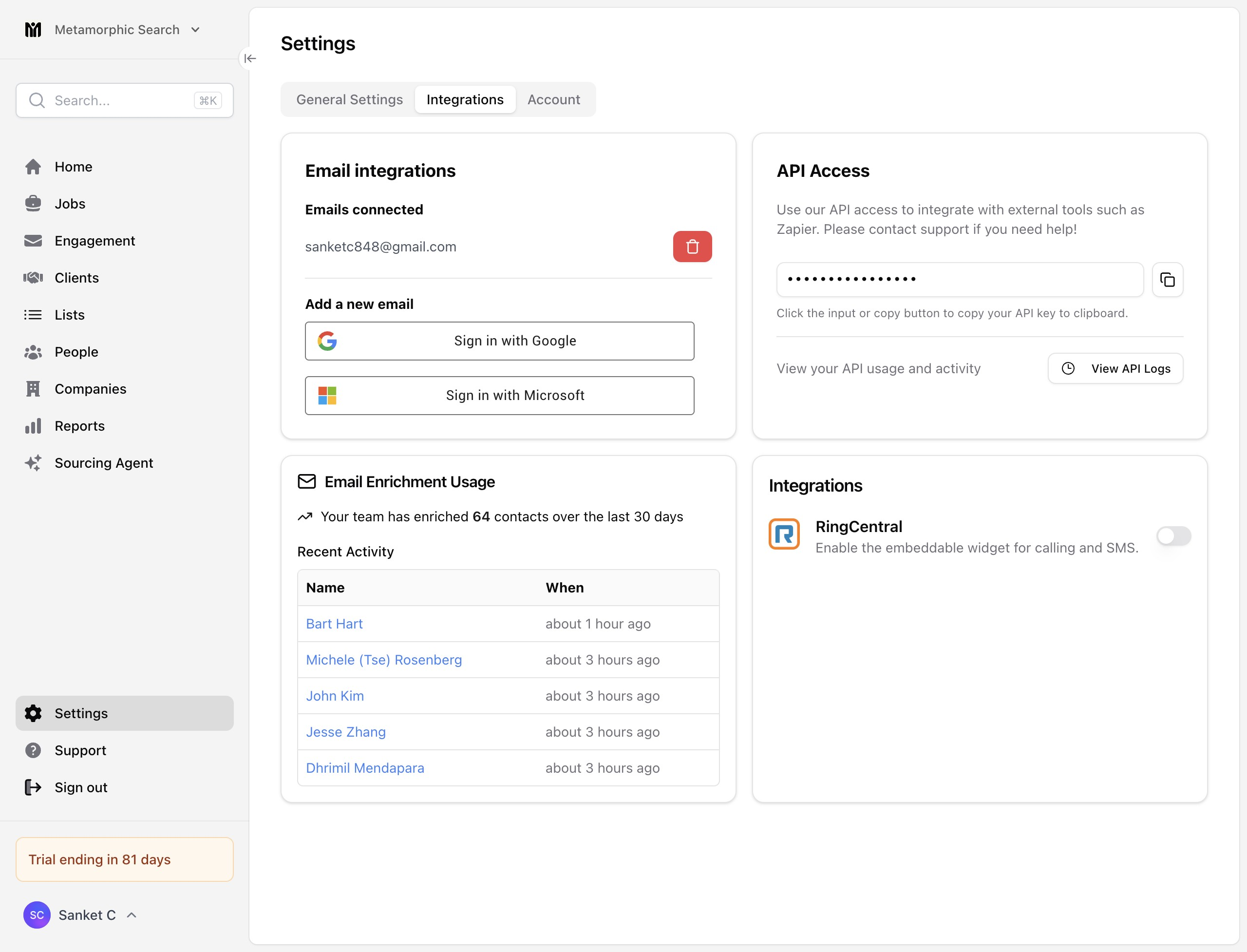 Ringcentral Call Widget — screenshot 2