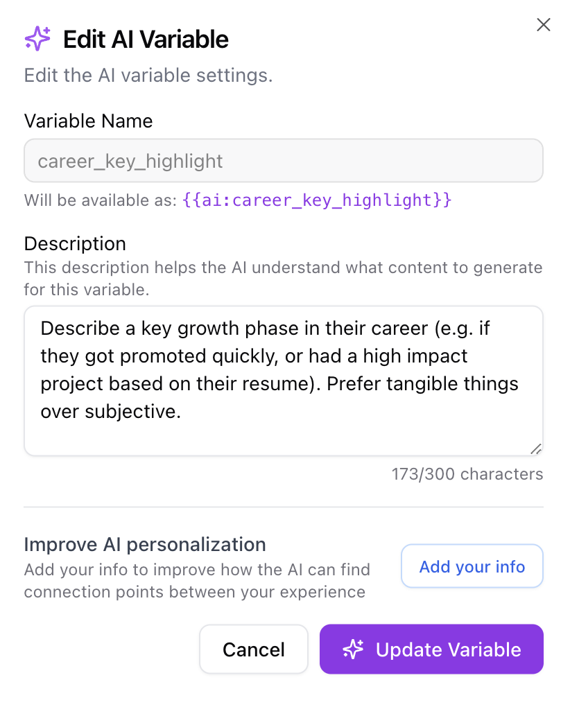Setting up your multi-step outreach campaign — screenshot 11