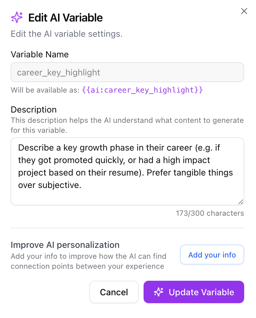 Setting up your multi-step outreach campaign — screenshot 11