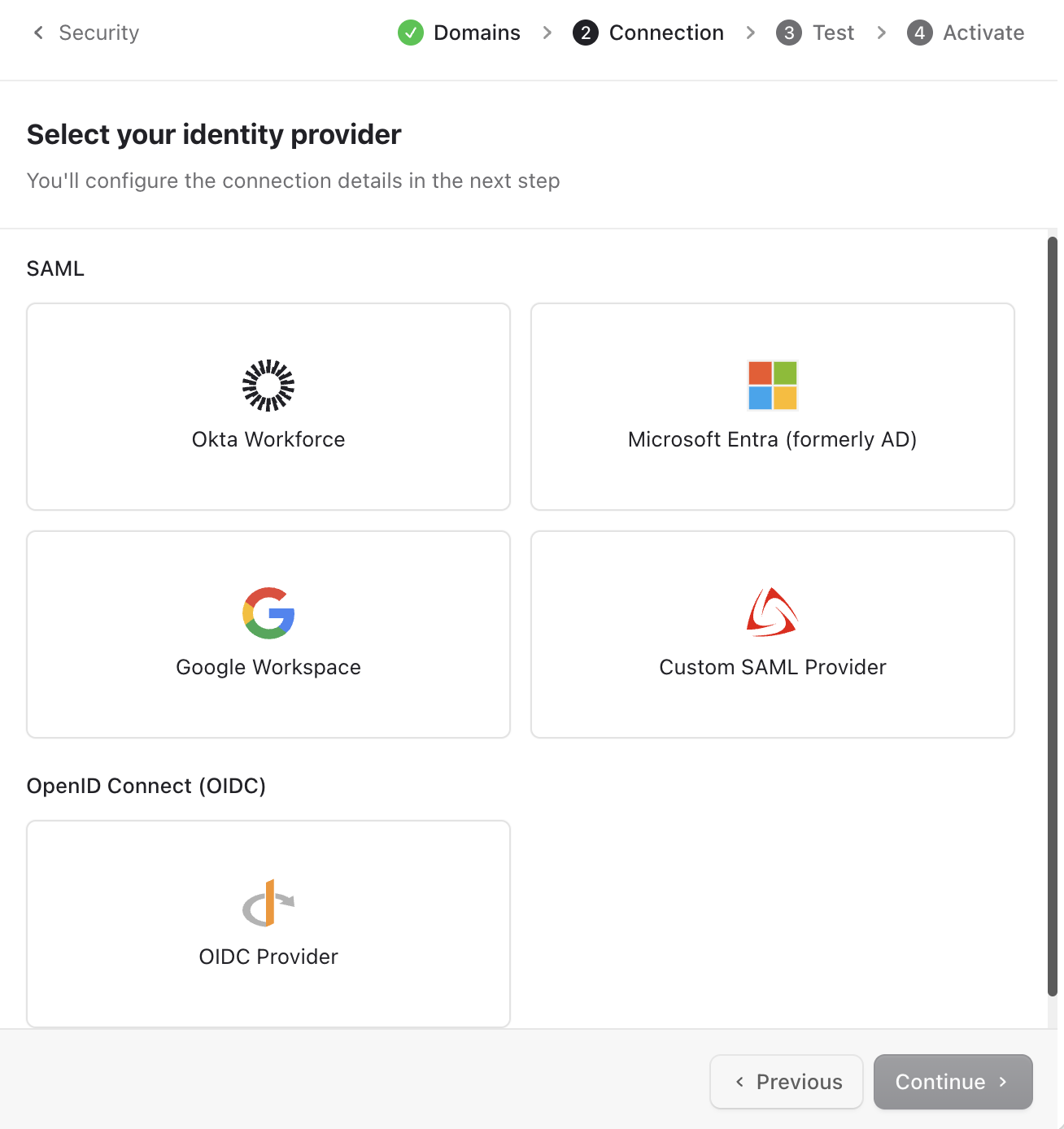 Single Sign On — screenshot 4