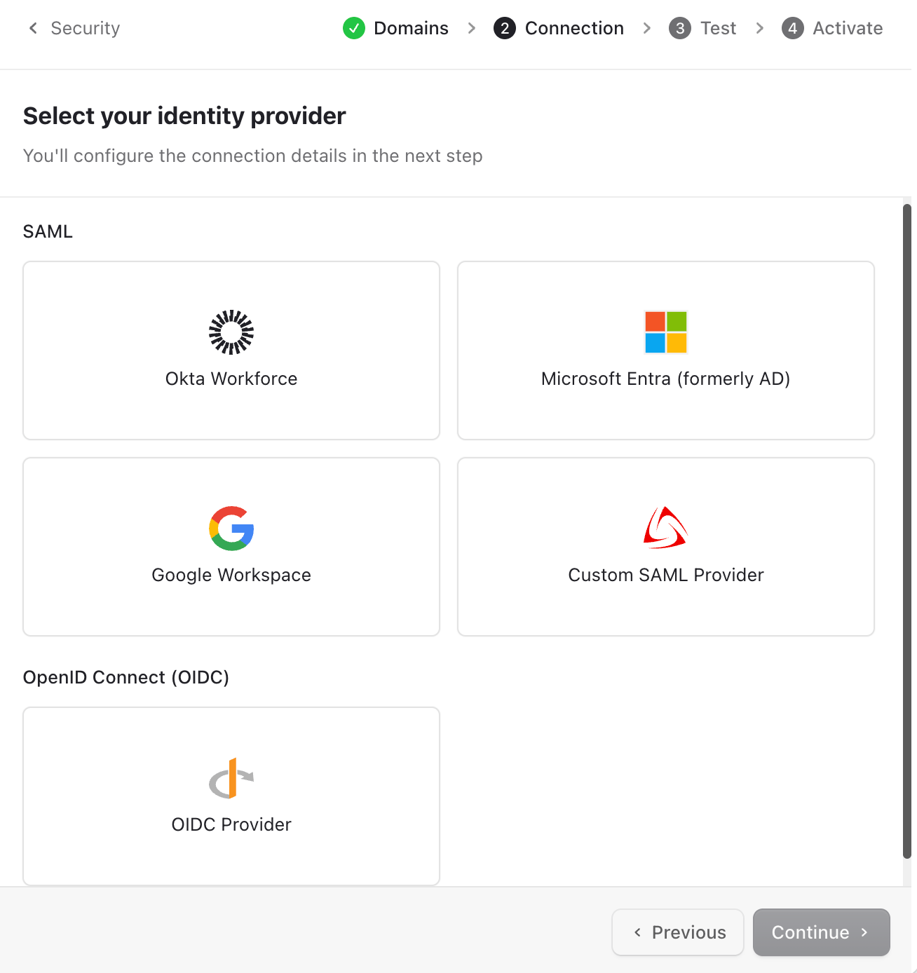 Single Sign On — screenshot 4