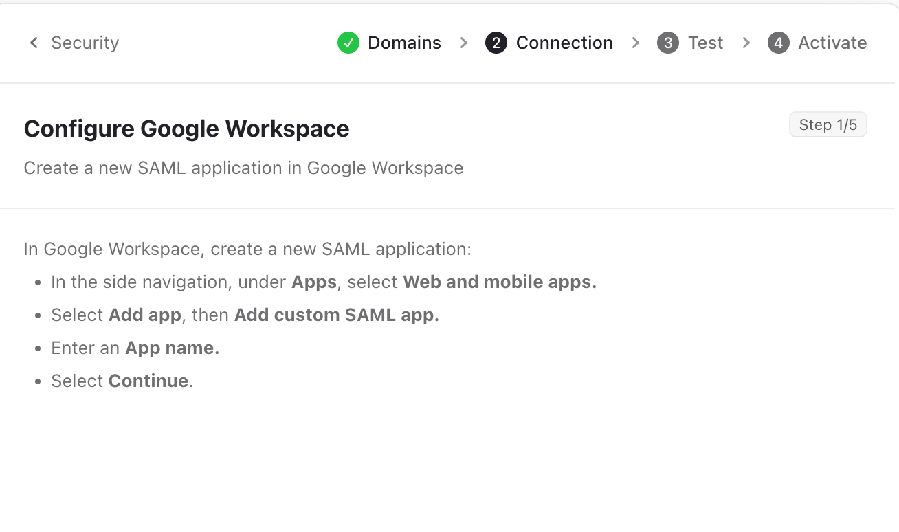 Single Sign On — screenshot 5
