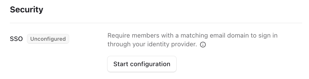 Single Sign On — screenshot 1