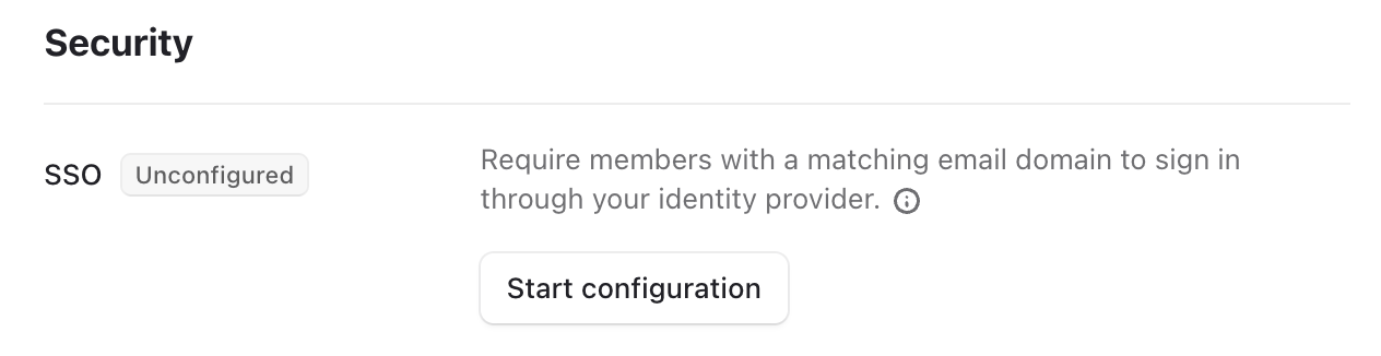 Single Sign On — screenshot 1