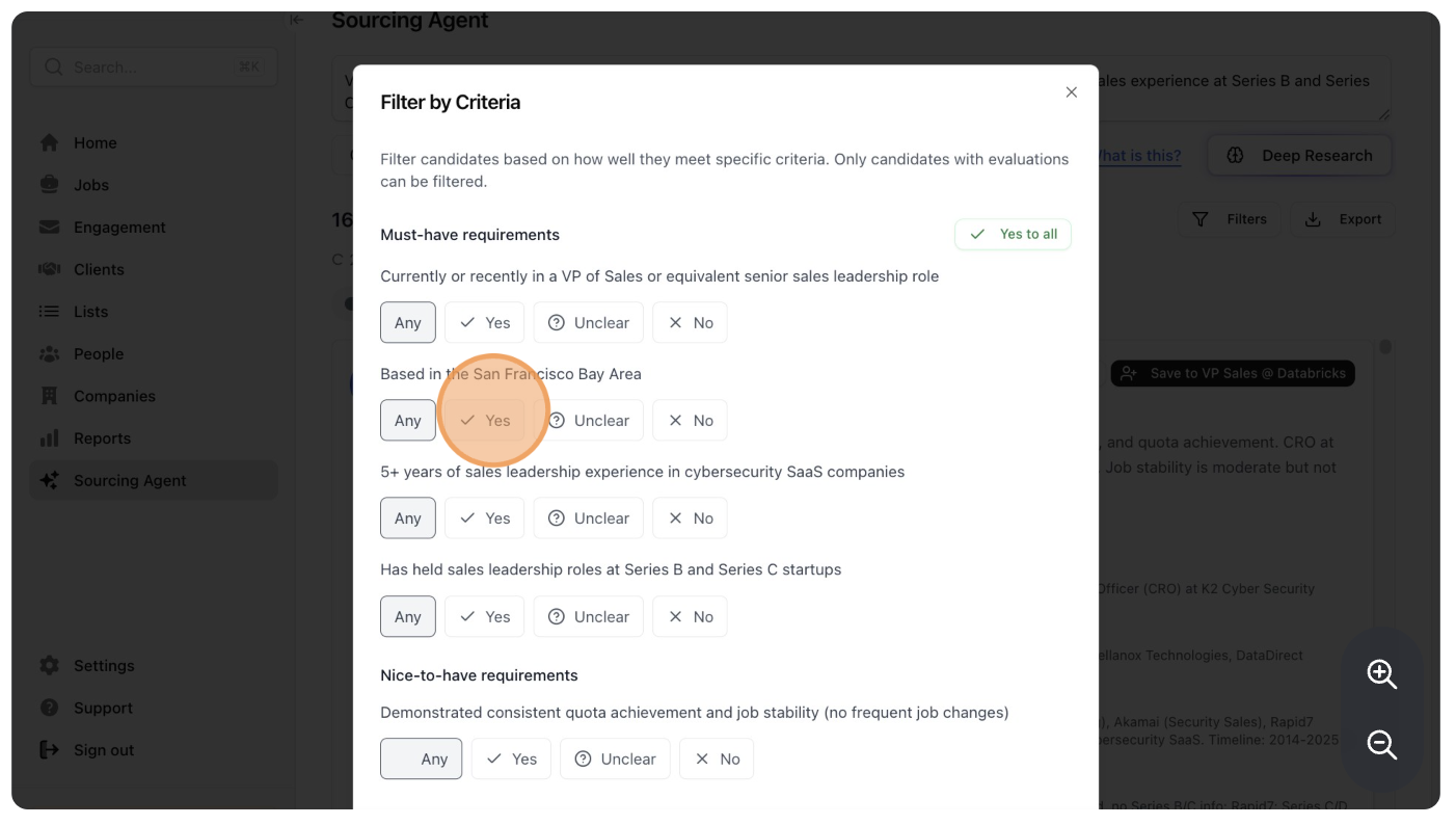 Instructions on using the Stardex sourcing agent: — screenshot 9