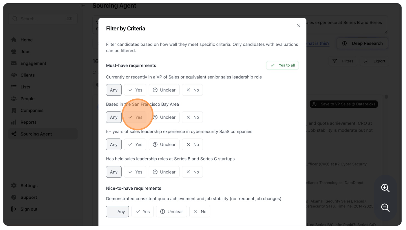Instructions on using the Stardex sourcing agent: — screenshot 9