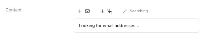 Finding contact info from a person's profile — screenshot 2