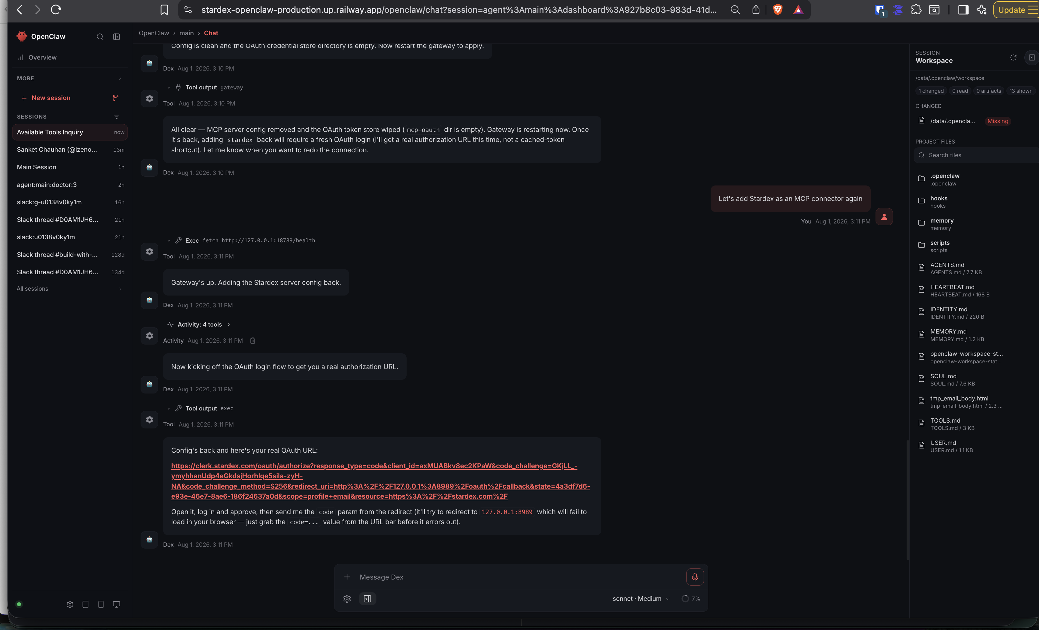 Setup — screenshot 1