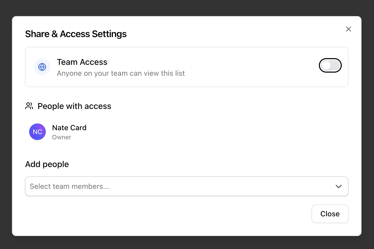 Cloning a list — screenshot 10