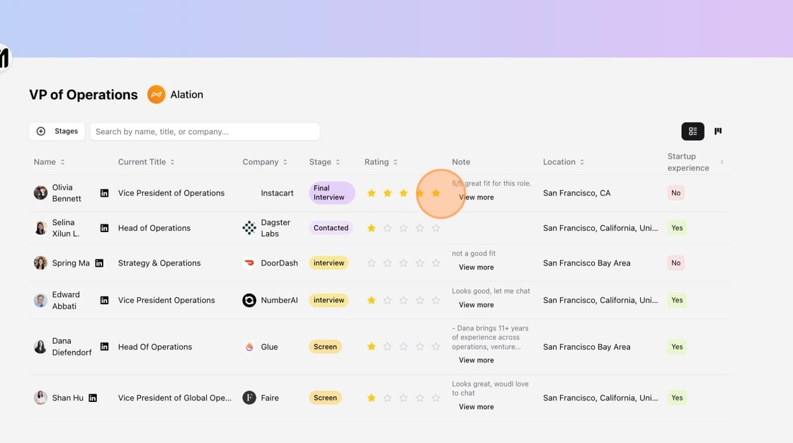 How does a client use the sharable link? — screenshot 17