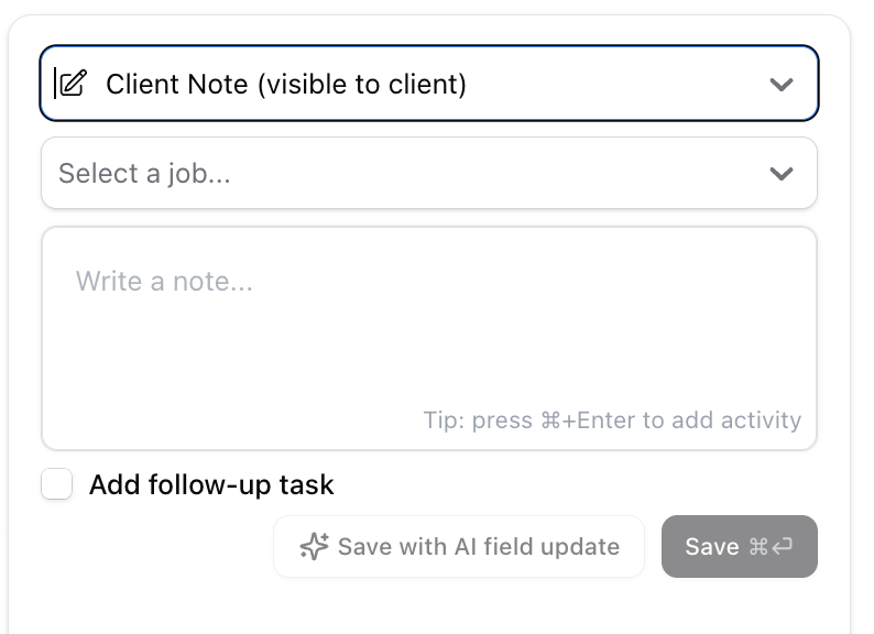 Share specific notes and documents in the client sharable link — screenshot 20