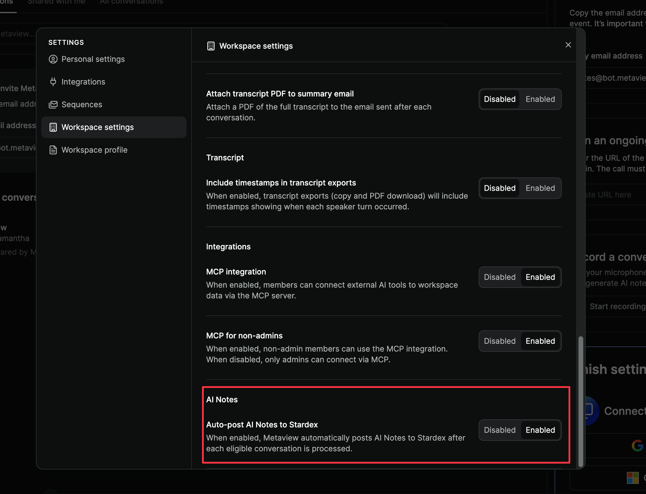 6. Turn on automatic note posting — screenshot 6