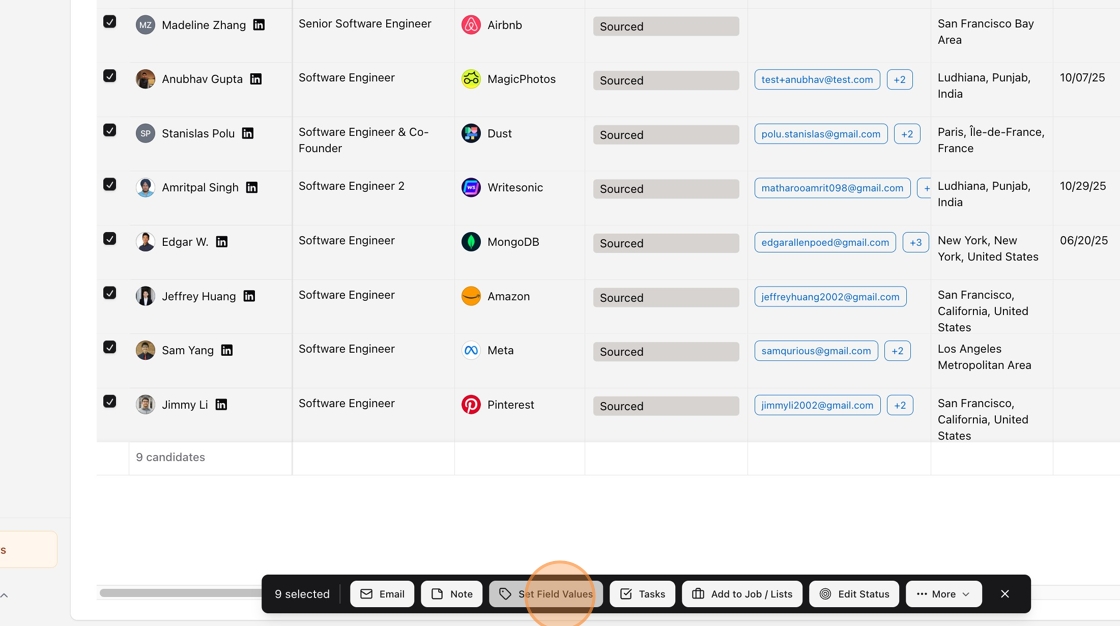 Bulk tagging custom fields — screenshot 10