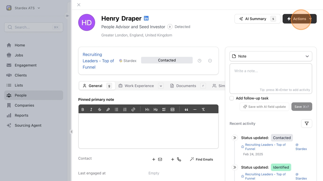 Customize profile view — screenshot 1