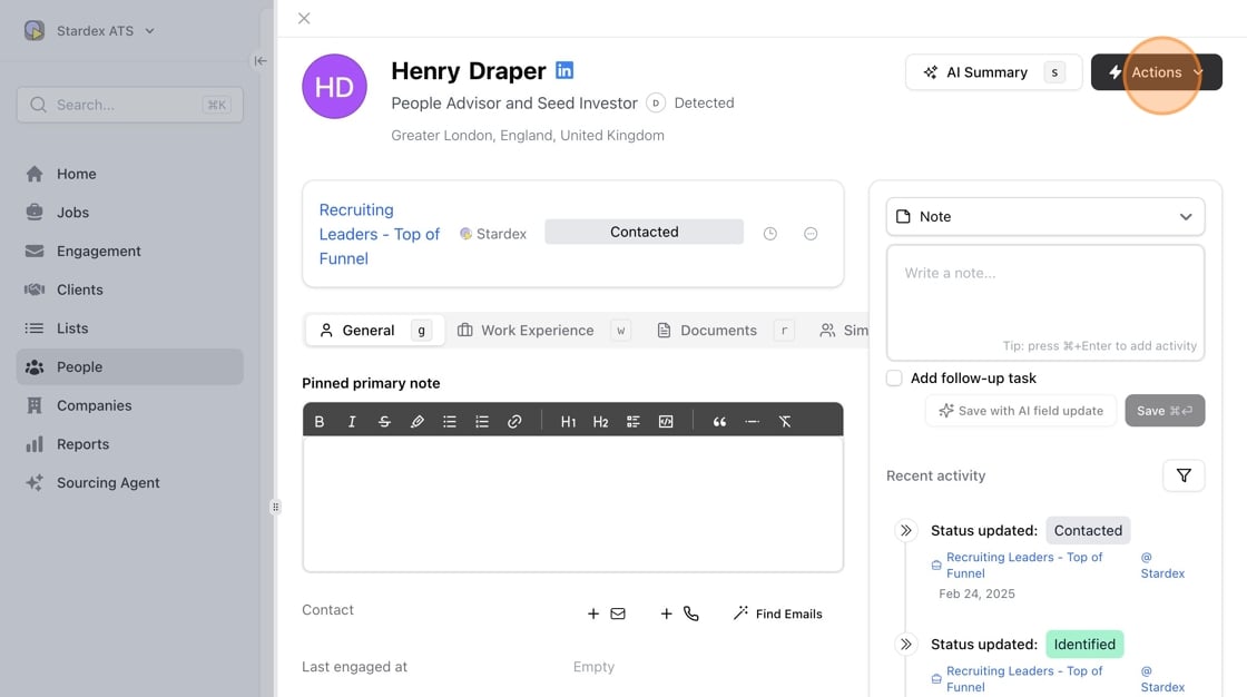Customize profile view — screenshot 1