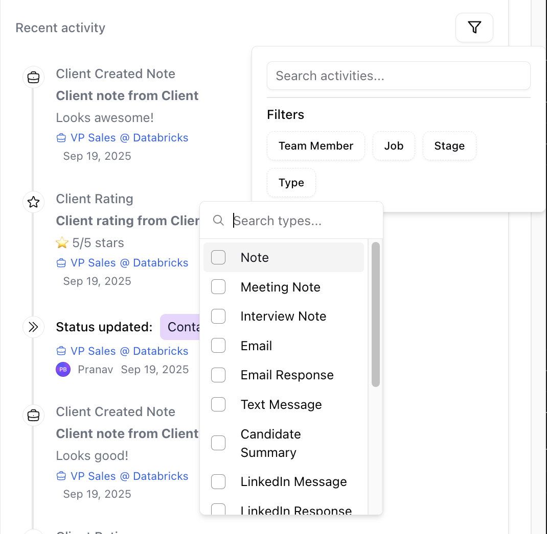Customize profile view — screenshot 6