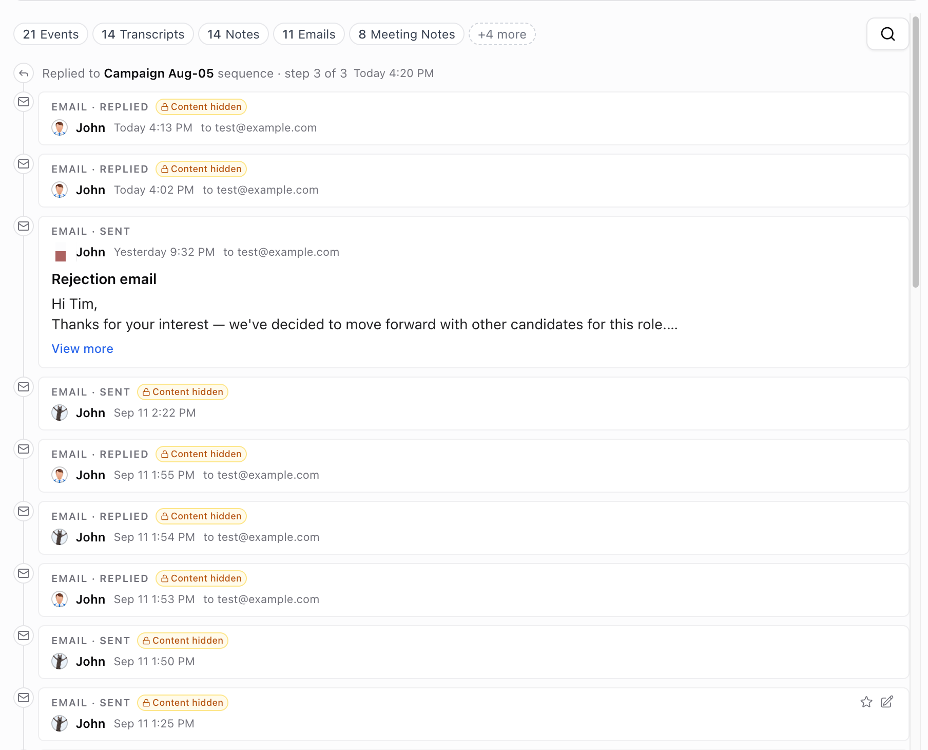 The three options — screenshot 2