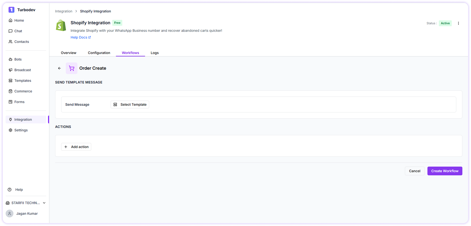 Shopify Order Create