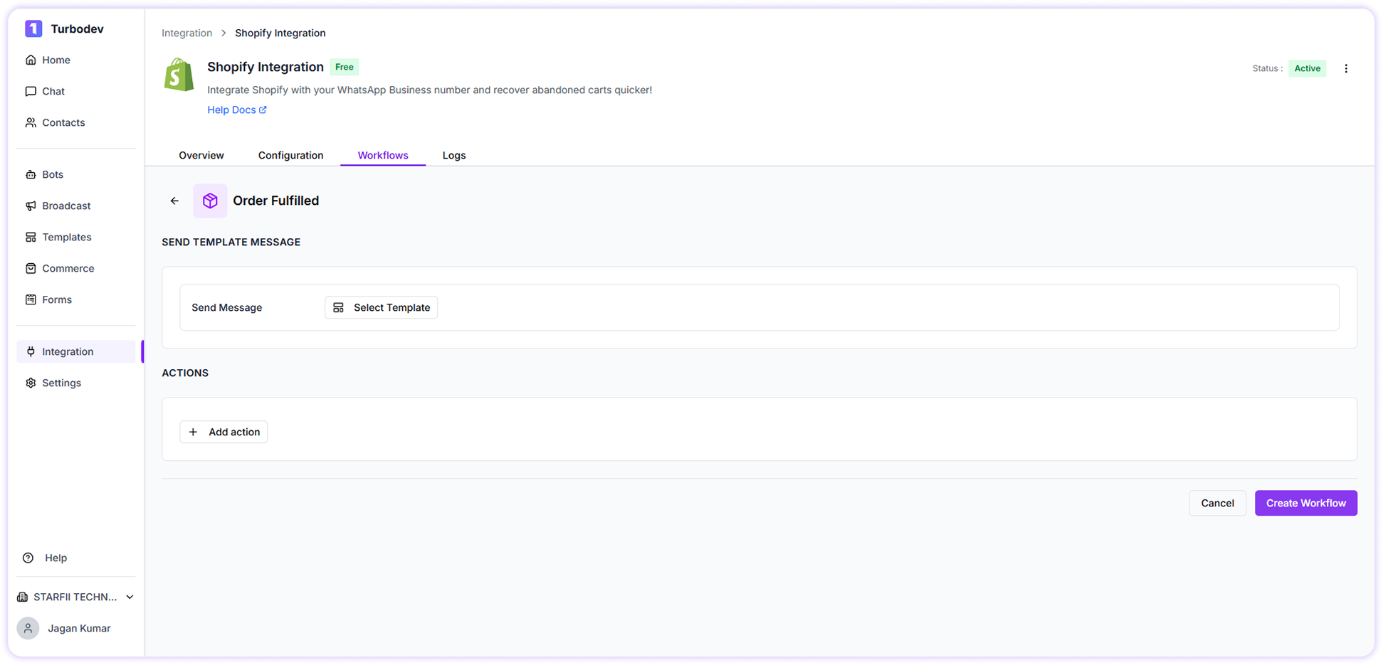 Shopify Order Fulfilled