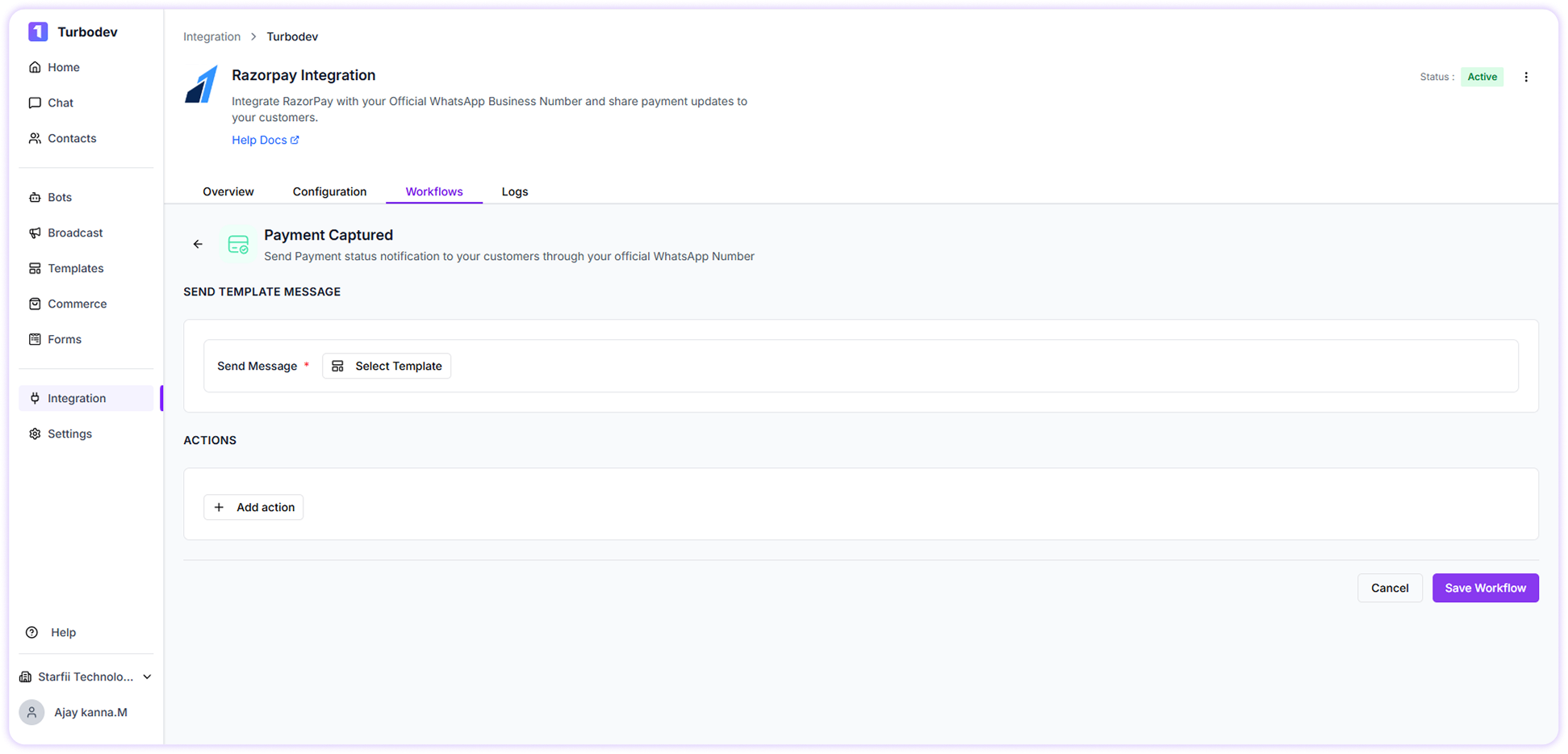 Razorpay Payment Captured