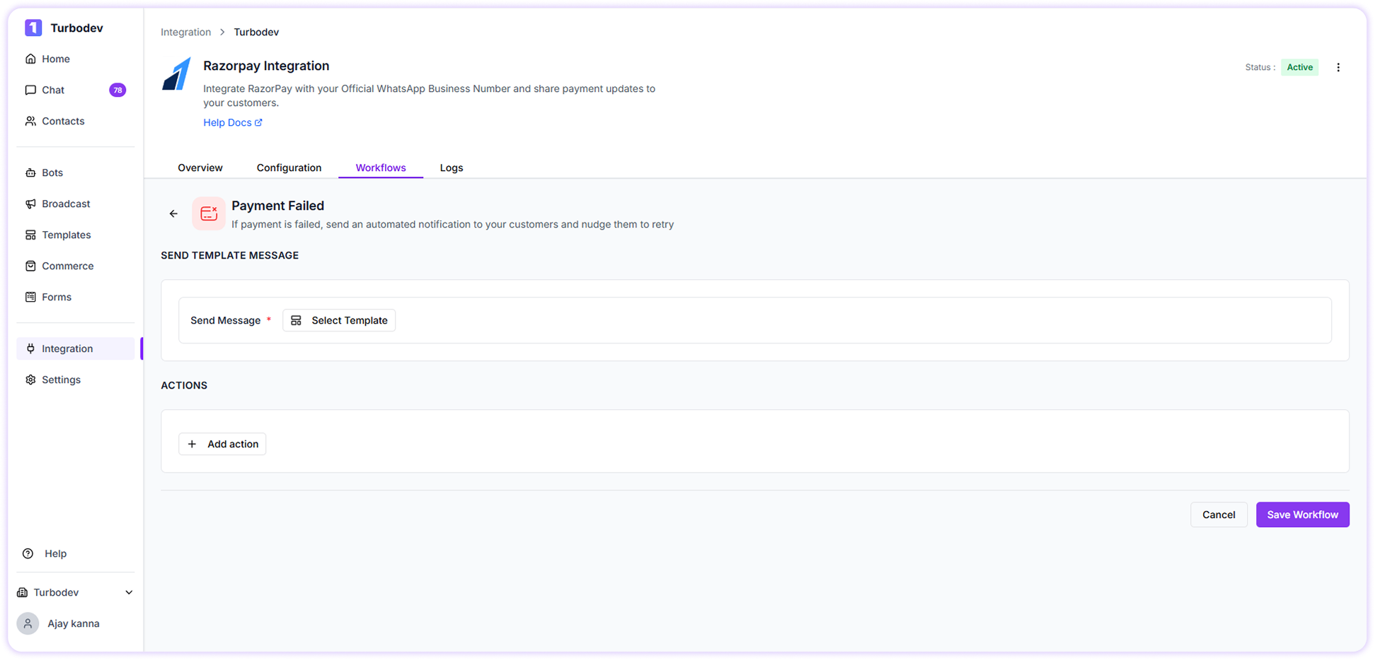 Razorpay Payment Failed