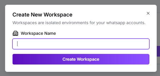 Create Workspace
