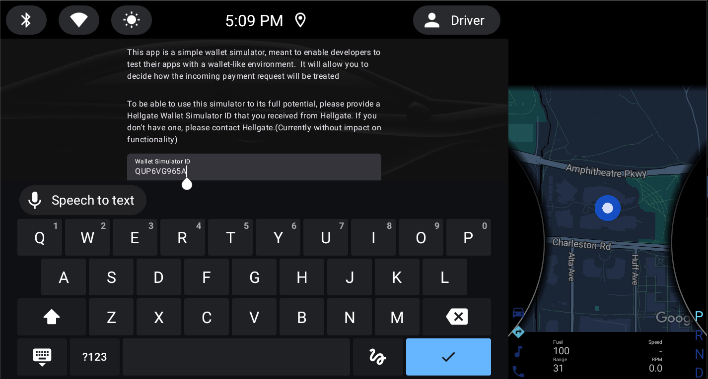 Configure the simulator