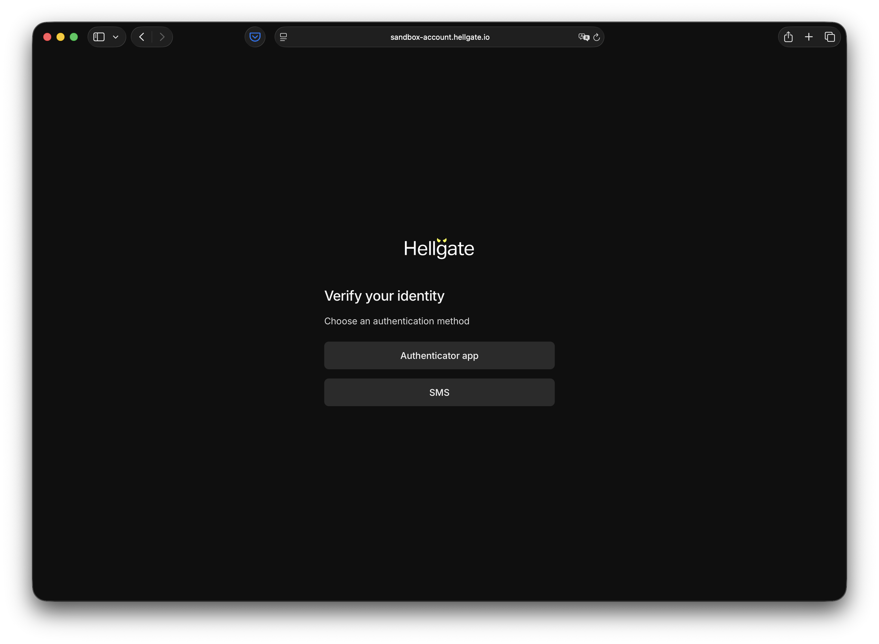 Verify your Identity