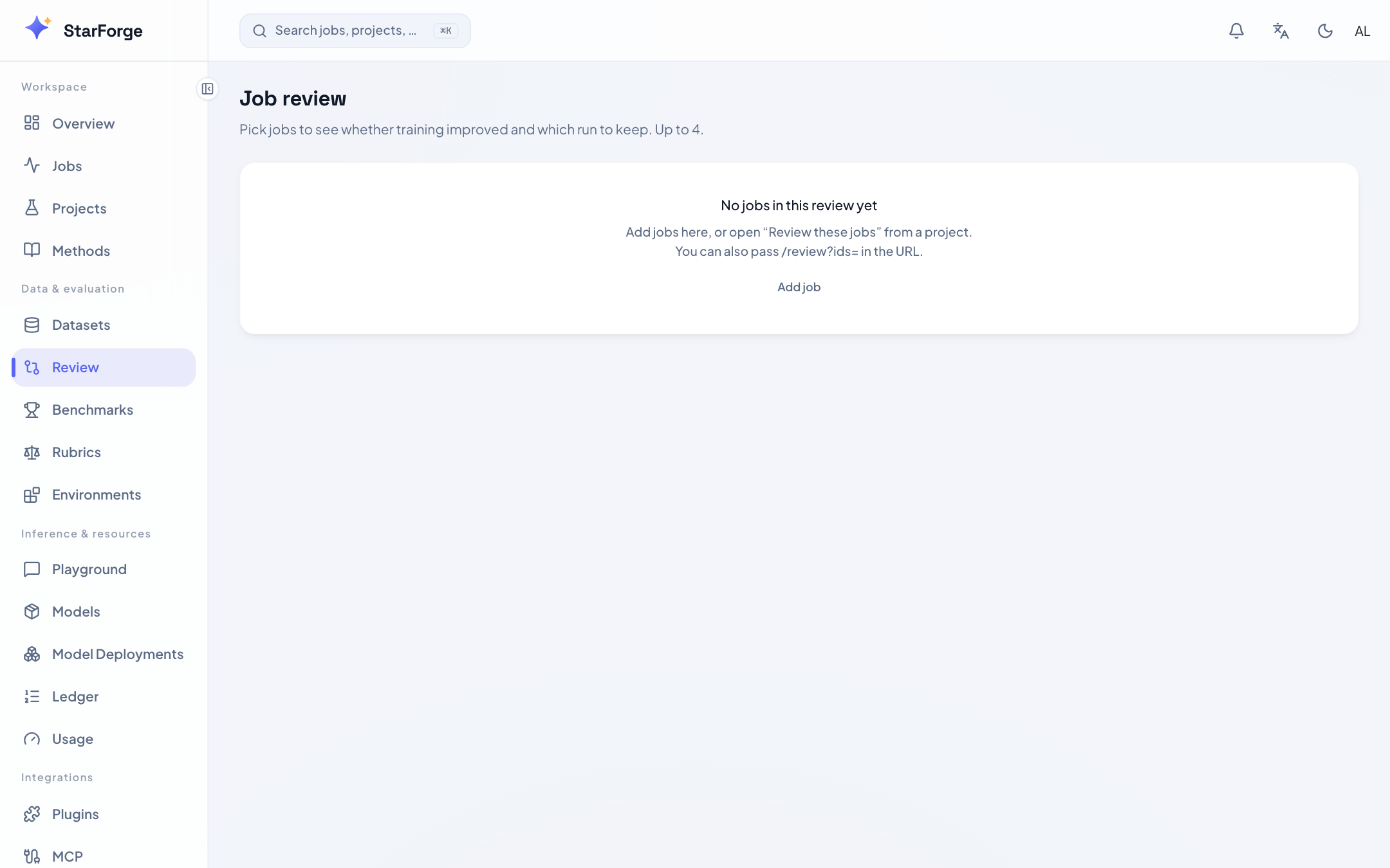StarForge review page