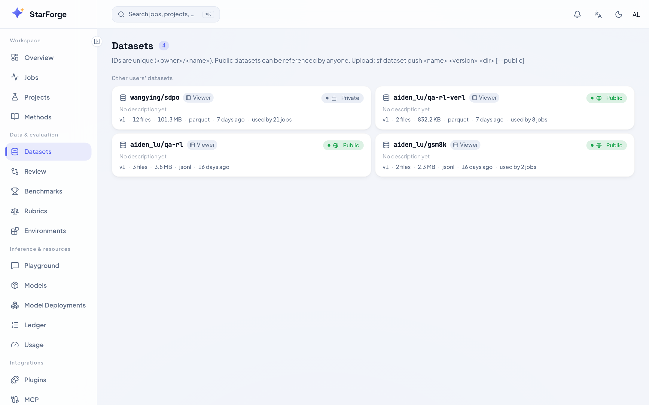 TunePlane data page